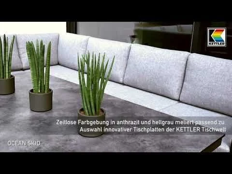 Kettler Ocean Skid Modular Endteil Alu/Olefin Anthrazit/Hellgrau Meliert 1 Kettler Ocean Skid Modular Endteil Alu/Olefin Anthrazit/Hellgrau Meliert