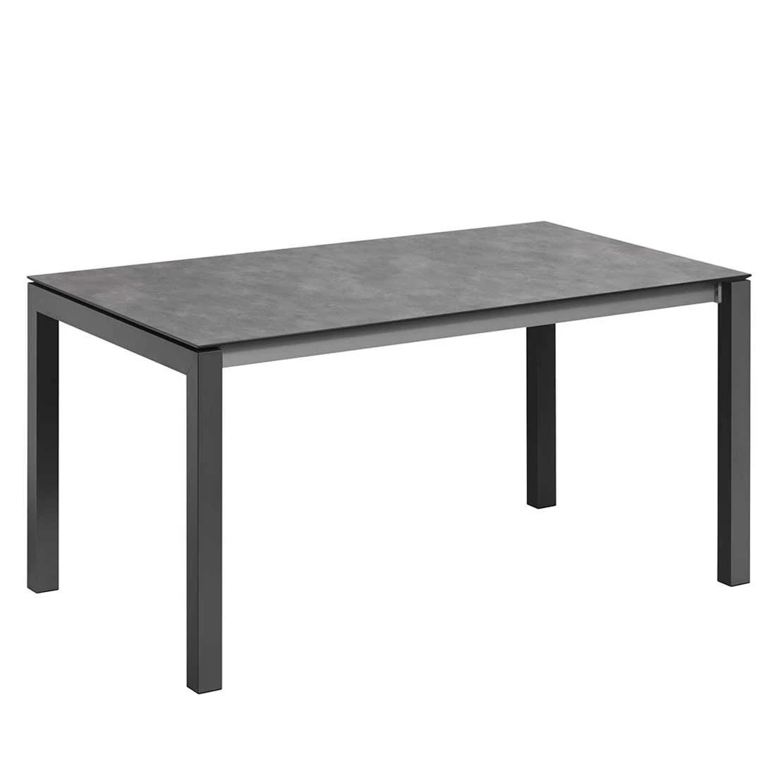 Kettler Cubic Ausziehtisch 150/210x95 Cm Aluminium/HPL Anthrazit 2 Kettler Cubic Ausziehtisch 150/210x95 Cm Aluminium/HPL Anthrazit – Bild 2