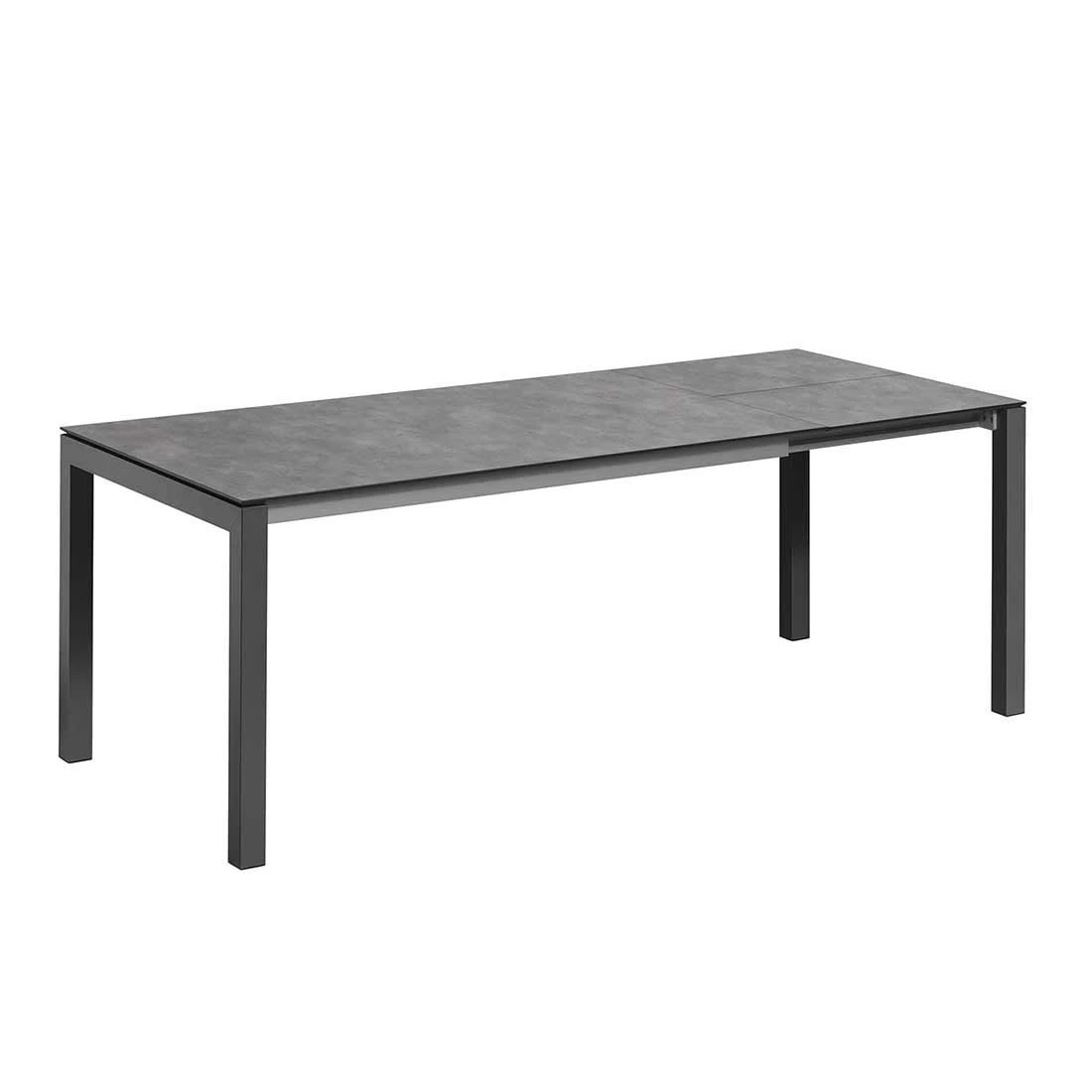 Kettler Cubic Ausziehtisch 150/210x95 Cm Aluminium/HPL Anthrazit 5 Kettler Cubic Ausziehtisch 150/210x95 Cm Aluminium/HPL Anthrazit – Bild 5