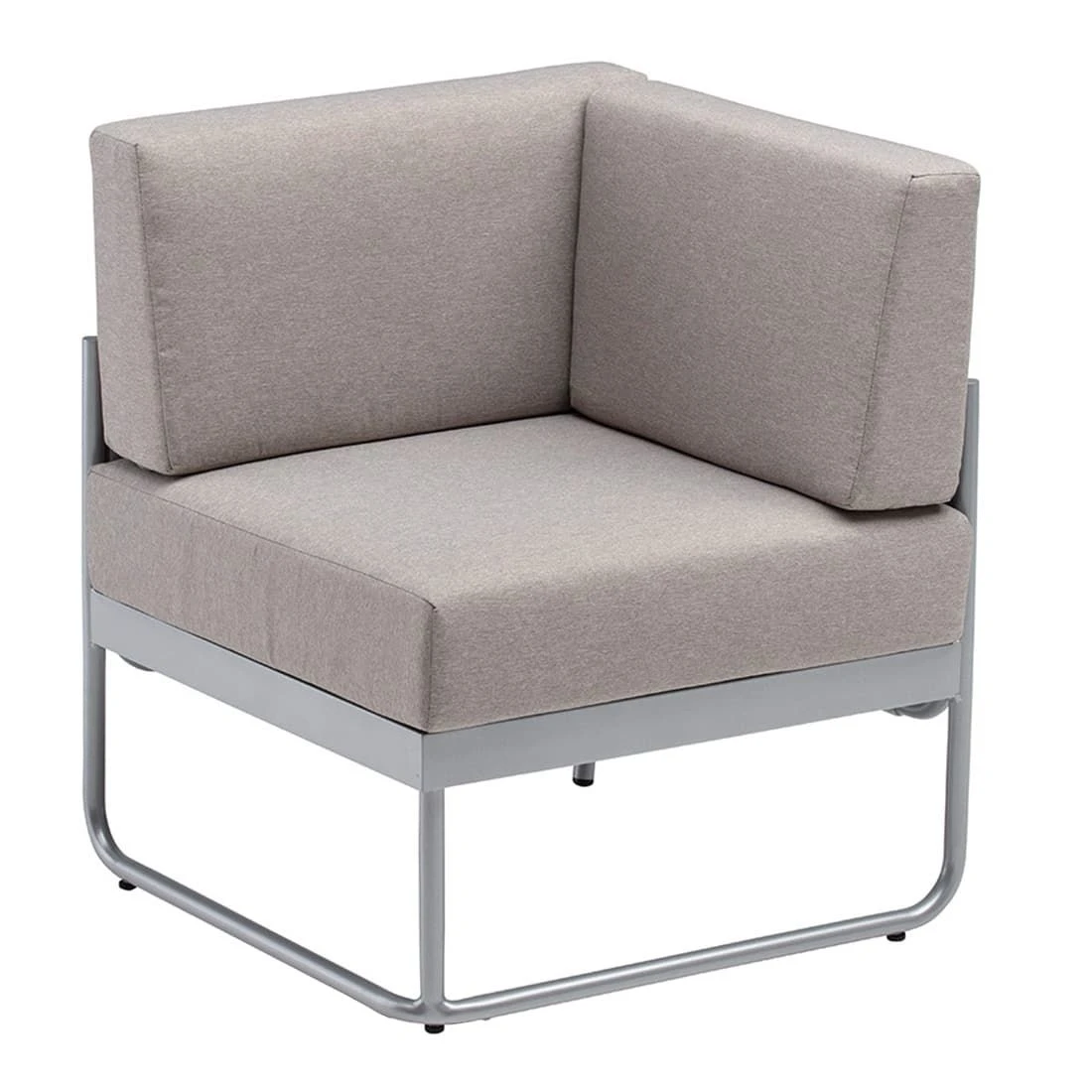 Kettler Endless Summer Eck-/Endmodul Aluminium/Rope Silber/Hellgrau 1 Kettler Endless Summer Eck-/Endmodul Aluminium/Rope Silber/Hellgrau