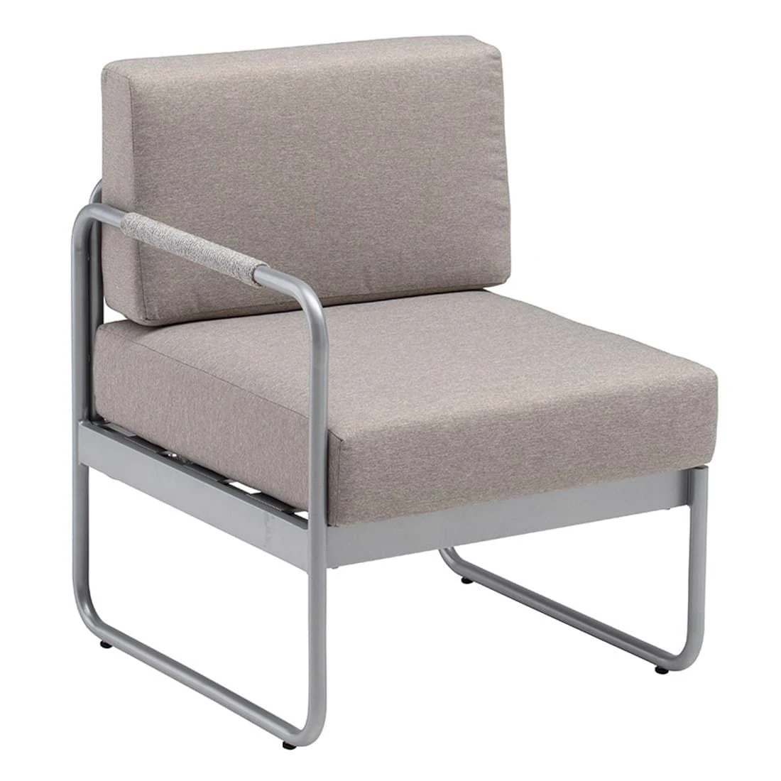 Kettler Endless Summer Endmodul Aluminium/Rope Silber/Hellgrau 1 Kettler Endless Summer Endmodul Aluminium/Rope Silber/Hellgrau