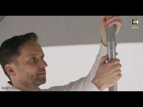 Kettler Easy-Push Stockschirm 210x150cm Aluminium/Polyester Anthrazit/Hellgrau Meliert 1 Kettler Easy-Push Stockschirm 210x150cm Aluminium/Polyester Anthrazit/Hellgrau Meliert