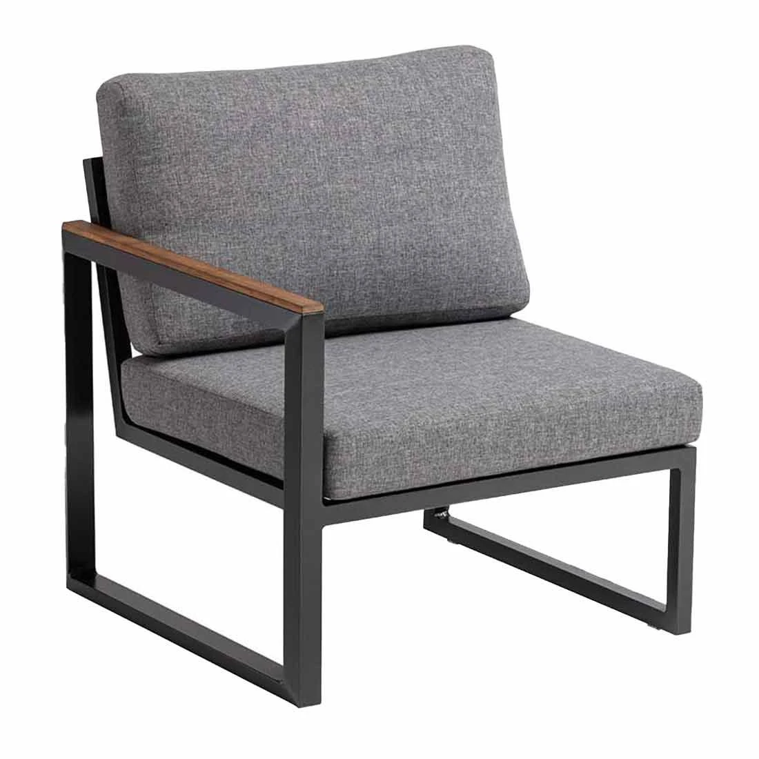 Kettler Ocean Skid City Line Gartensofa Inkl. Beistelltisch Alu/Olefin Anthrazit/Hellgrau Meliert 3 Kettler Ocean Skid City Line Gartensofa Inkl. Beistelltisch Alu/Olefin Anthrazit/Hellgrau Meliert – Bild 3