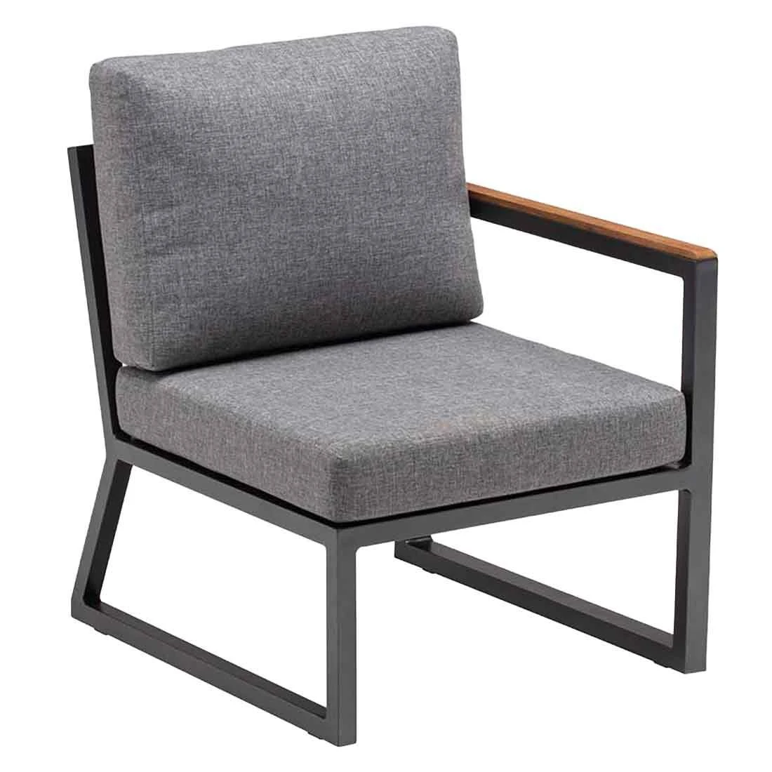 Kettler Ocean Skid City Line Gartensofa Inkl. Beistelltisch Alu/Olefin Anthrazit/Hellgrau Meliert 5 Kettler Ocean Skid City Line Gartensofa Inkl. Beistelltisch Alu/Olefin Anthrazit/Hellgrau Meliert – Bild 5