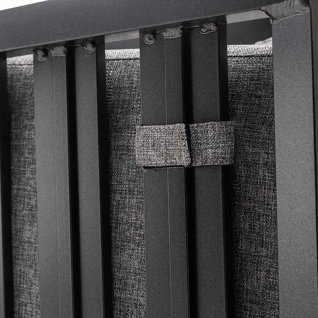 Kettler Ocean Skid City Line Gartensofa Inkl. Beistelltisch Alu/Olefin Anthrazit/Hellgrau Meliert 7 Kettler Ocean Skid City Line Gartensofa Inkl. Beistelltisch Alu/Olefin Anthrazit/Hellgrau Meliert – Bild 7