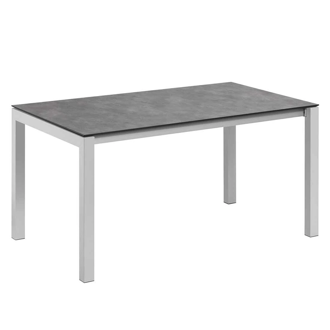 Kettler Cubic Ausziehtisch 150/210x95 Cm Aluminium/HPL Anthrazit/Silber 2 Kettler Cubic Ausziehtisch 150/210x95 Cm Aluminium/HPL Anthrazit/Silber – Bild 2