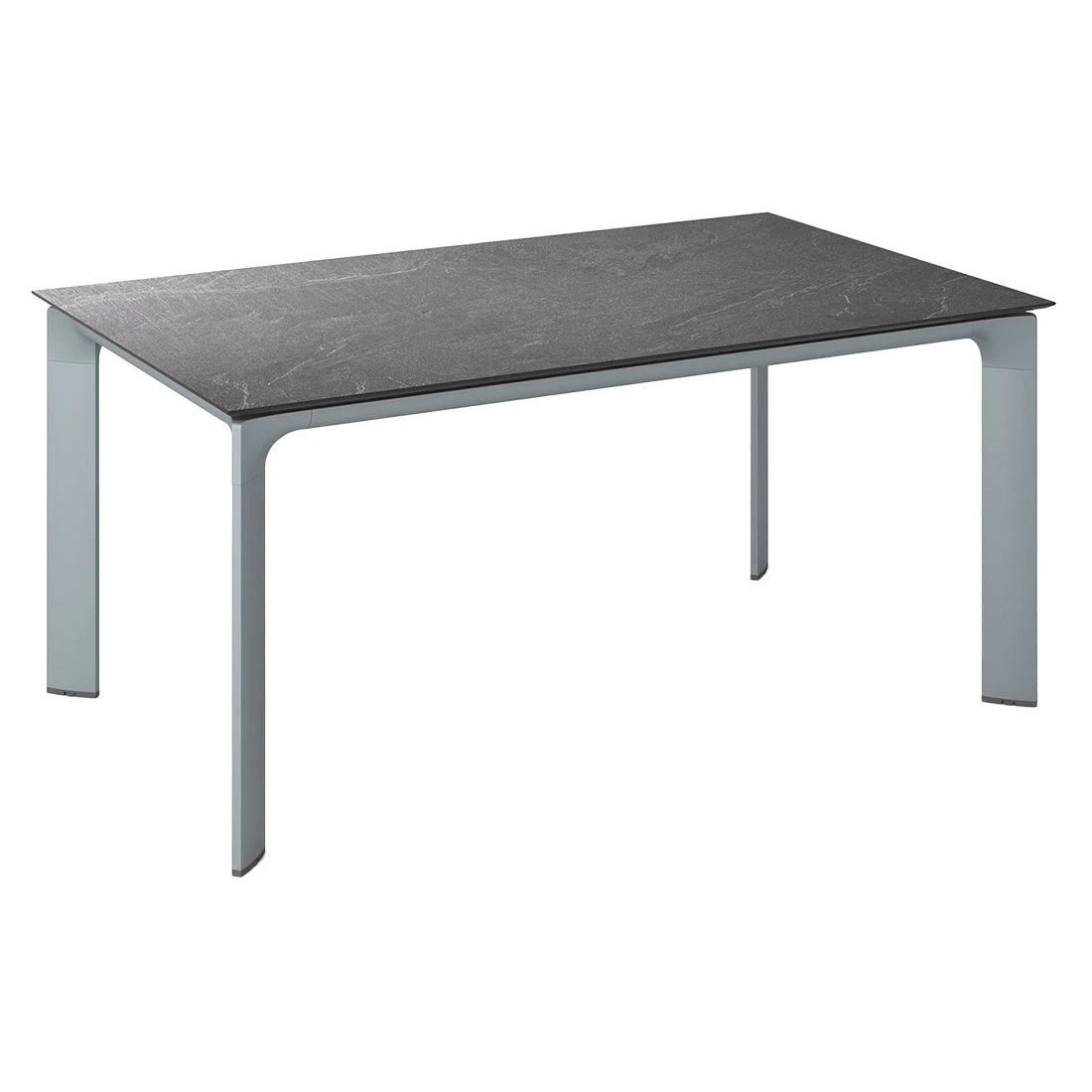Kettler Diamond Gartentisch 160x95cm Aluminium/HPL Silber/Jura Anthrazit 1 Kettler Diamond Gartentisch 160x95cm Aluminium/HPL Silber/Jura Anthrazit