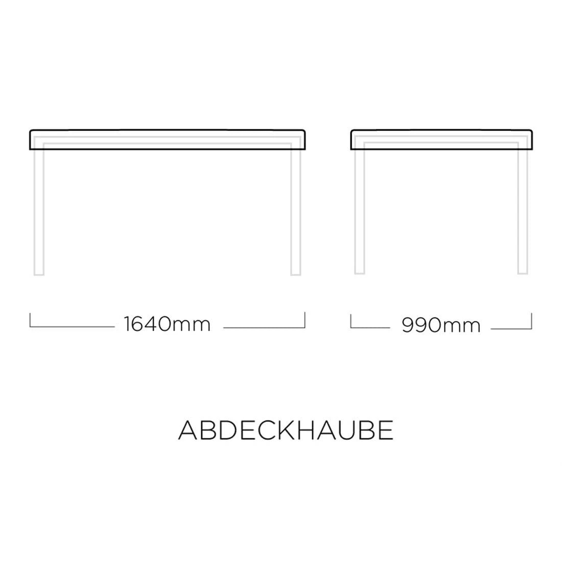 Kettler Gartentisch Schutzhülle 160x95 Cm Polyester Grau-Silber 4 Kettler Gartentisch Schutzhülle 160x95 Cm Polyester Grau-Silber – Bild 4