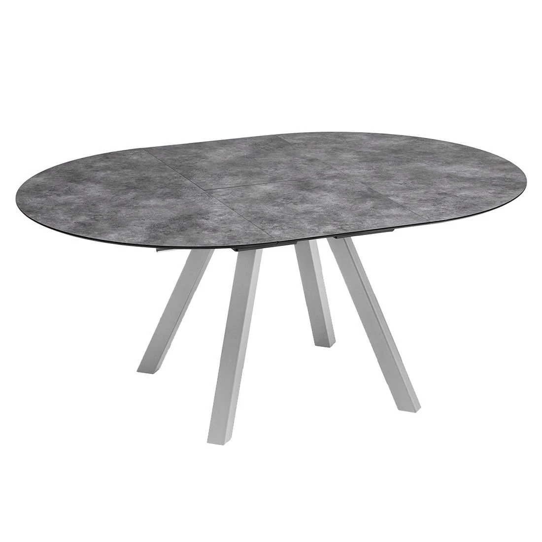 Kettler Ausziehtisch 120/170x120cm Aluminium/HPL Silber/Anthrazit 1 Kettler Ausziehtisch 120/170x120cm Aluminium/HPL Silber/Anthrazit