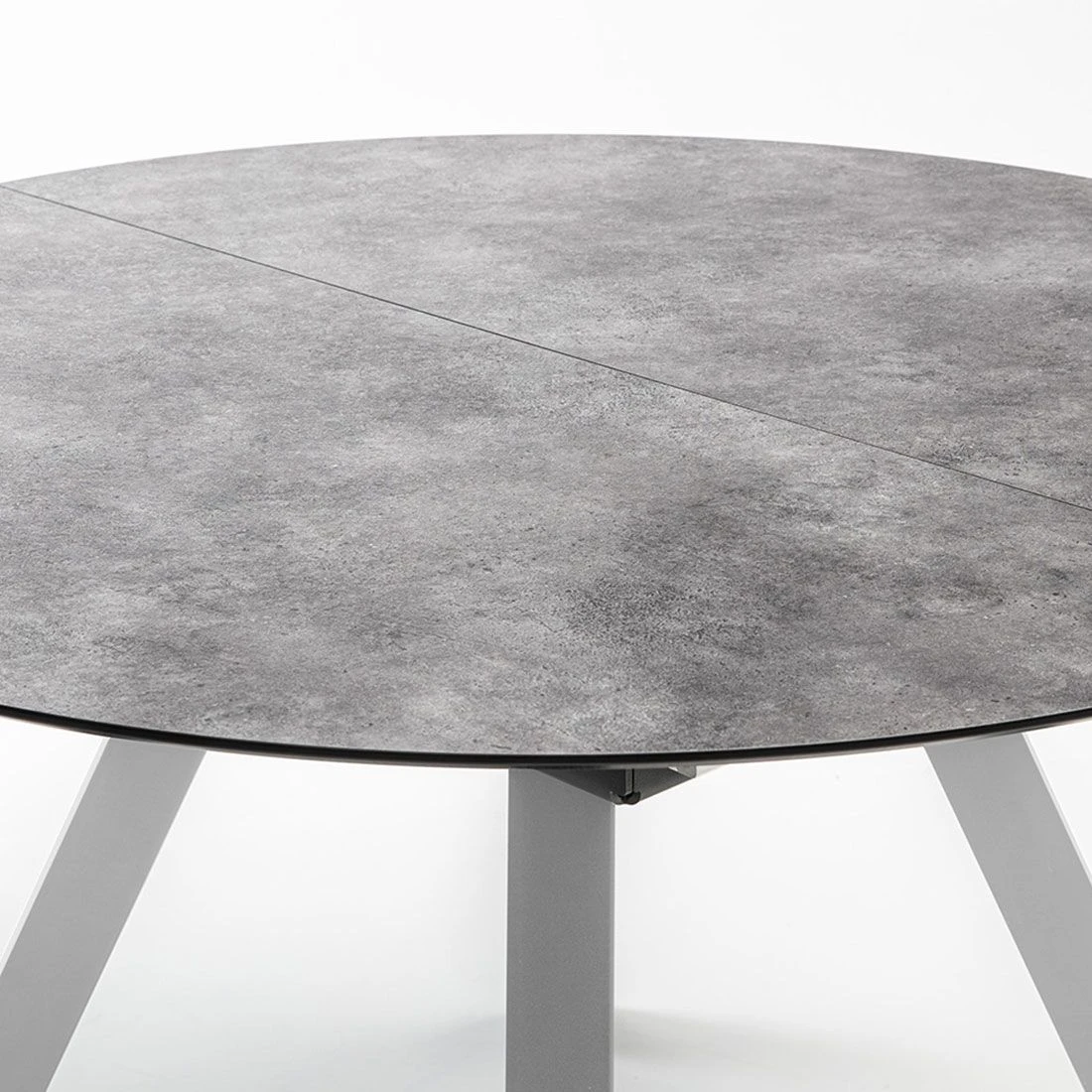 Kettler Ausziehtisch 120/170x120cm Aluminium/HPL Silber/Anthrazit 4 Kettler Ausziehtisch 120/170x120cm Aluminium/HPL Silber/Anthrazit – Bild 4