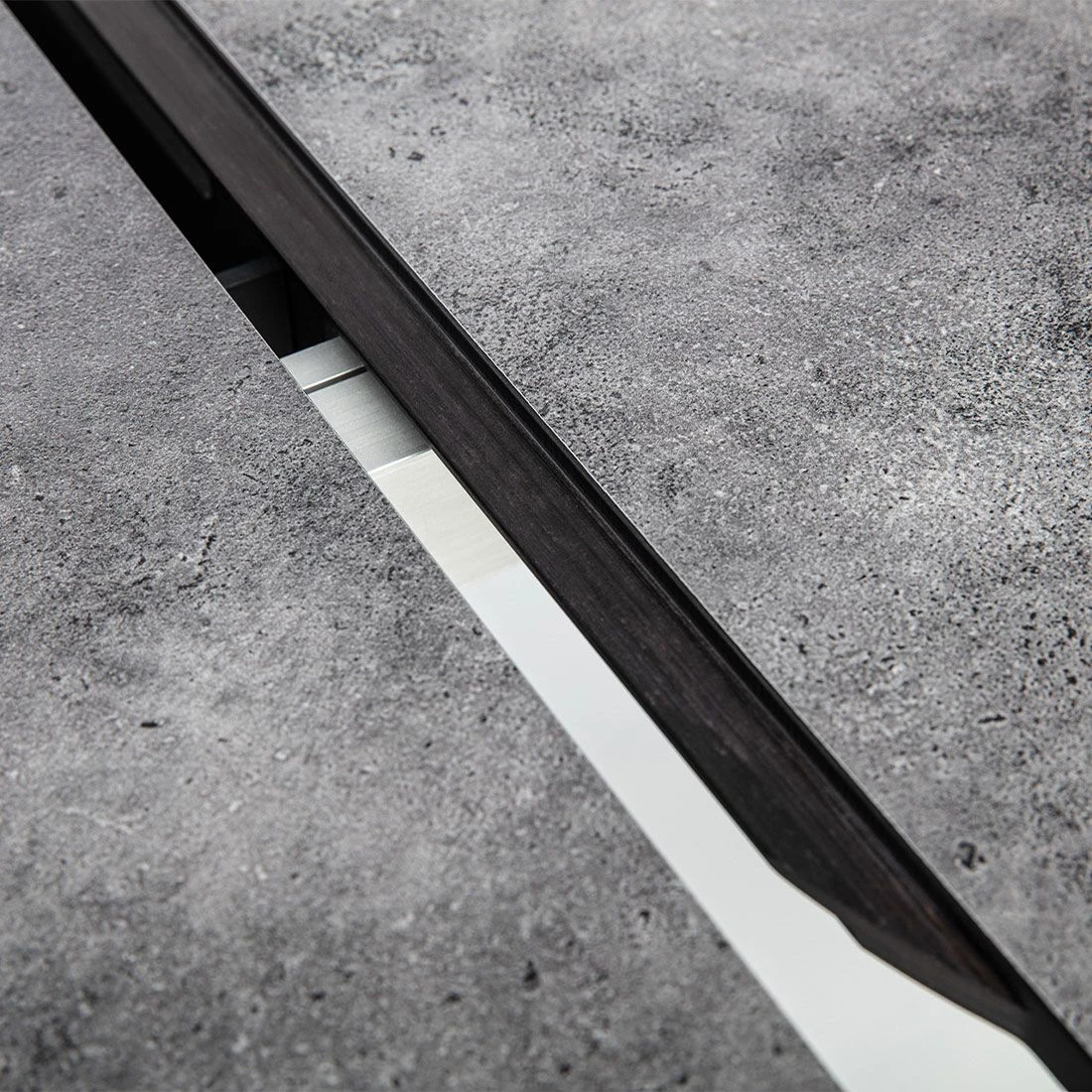 Kettler Ausziehtisch 120/170x120cm Aluminium/HPL Silber/Anthrazit 5 Kettler Ausziehtisch 120/170x120cm Aluminium/HPL Silber/Anthrazit – Bild 5