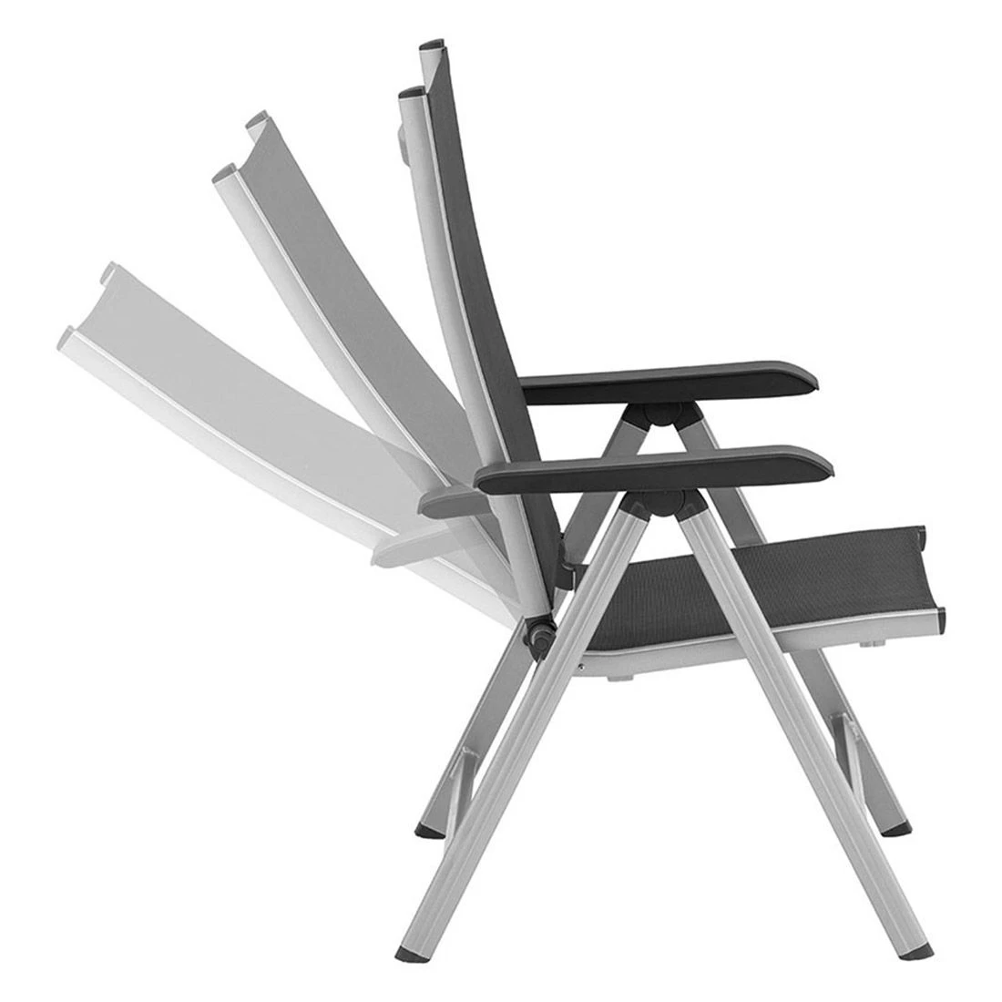 Kettler Basic Plus Gartenmöbelset 5-tlg.+Tisch 160x90cm Silber/Anthrazit 6 Kettler Basic Plus Gartenmöbelset 5-tlg.+Tisch 160x90cm Silber/Anthrazit – Bild 6