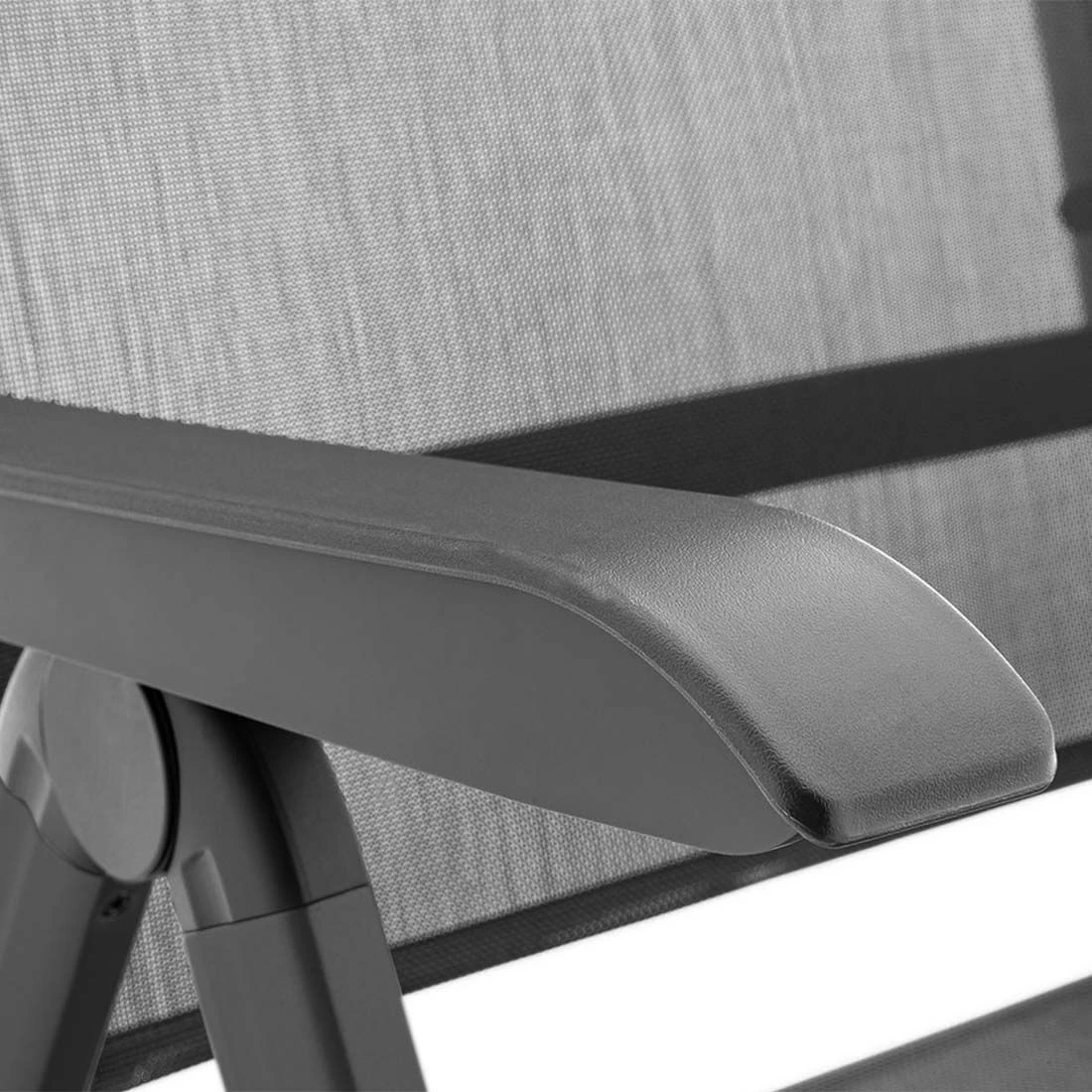 Kettler Basic Plus Gartenmöbelset 5-tlg. + Tisch 160x90cm Anthrazit 9 Kettler Basic Plus Gartenmöbelset 5-tlg. + Tisch 160x90cm Anthrazit – Bild 9