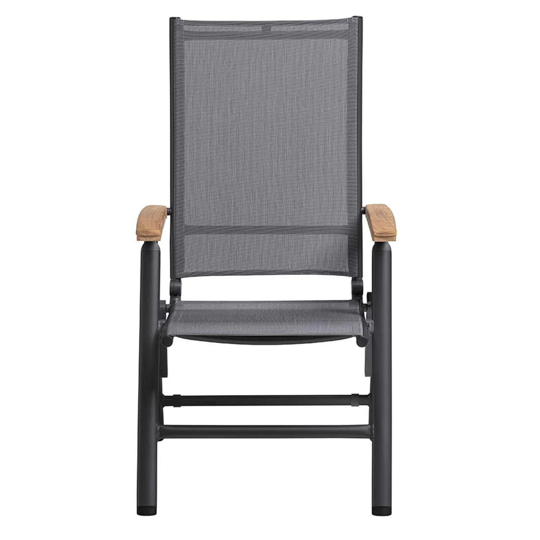 Kettler Cirrus Gartenmöbel-Set 5-tlg. Mit Tisch 160x90cm Anthrazit/Anthrazit-Grau 4 Kettler Cirrus Gartenmöbel-Set 5-tlg. Mit Tisch 160x90cm Anthrazit/Anthrazit-Grau – Bild 4