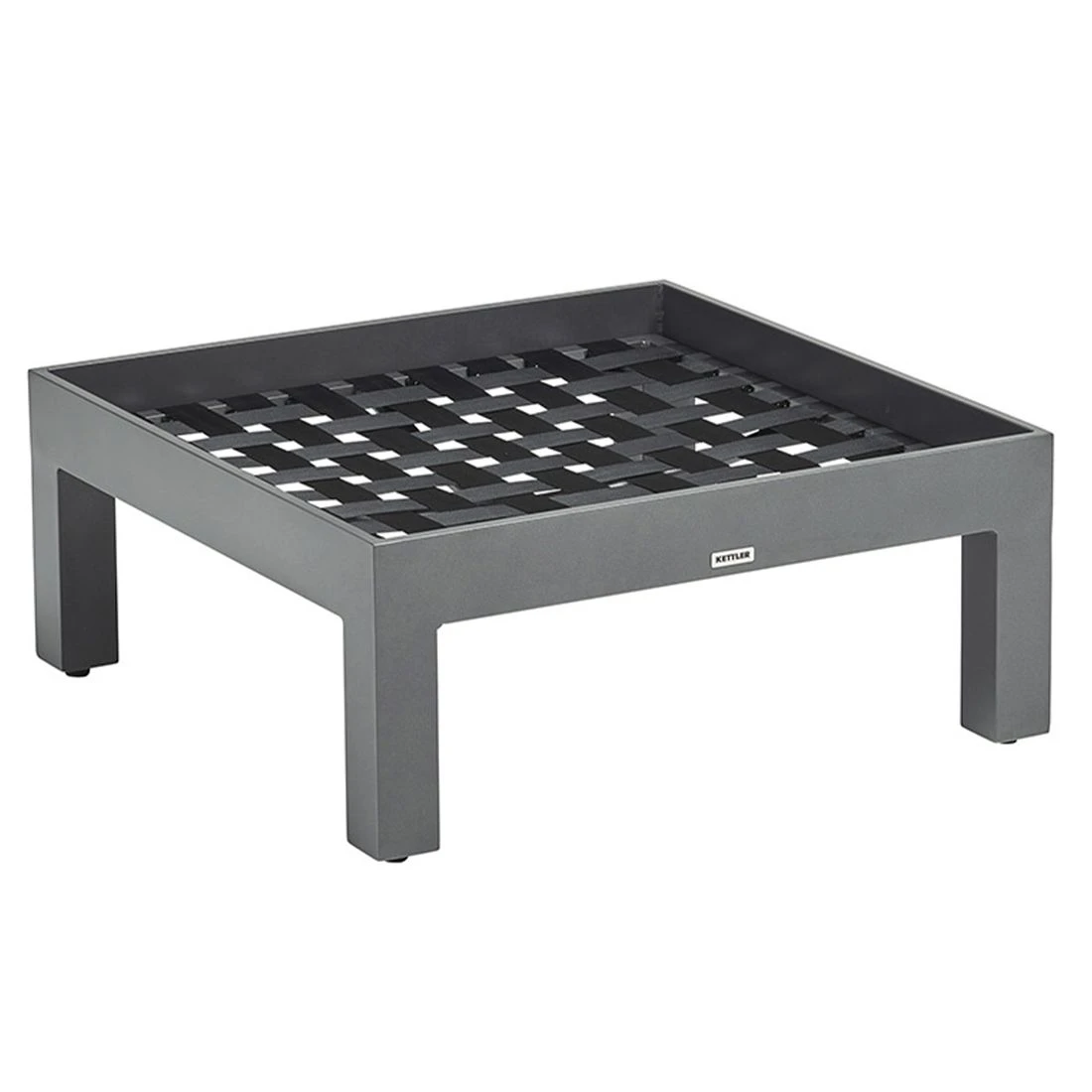 Kettler Comfort Hocker Aluminium/Agora Anthrazit Matt/Graphite 4 Kettler Comfort Hocker Aluminium/Agora Anthrazit Matt/Graphite – Bild 4
