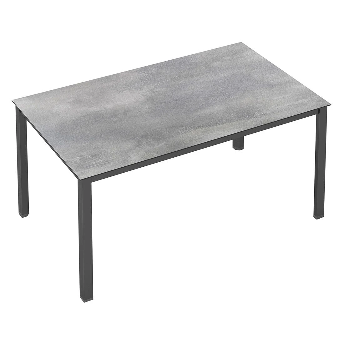 Kettler Cubic Gartentisch 160x95 Cm Aluminium/HPL Anthrazit/Silbergrau 2 Kettler Cubic Gartentisch 160x95 Cm Aluminium/HPL Anthrazit/Silbergrau – Bild 2