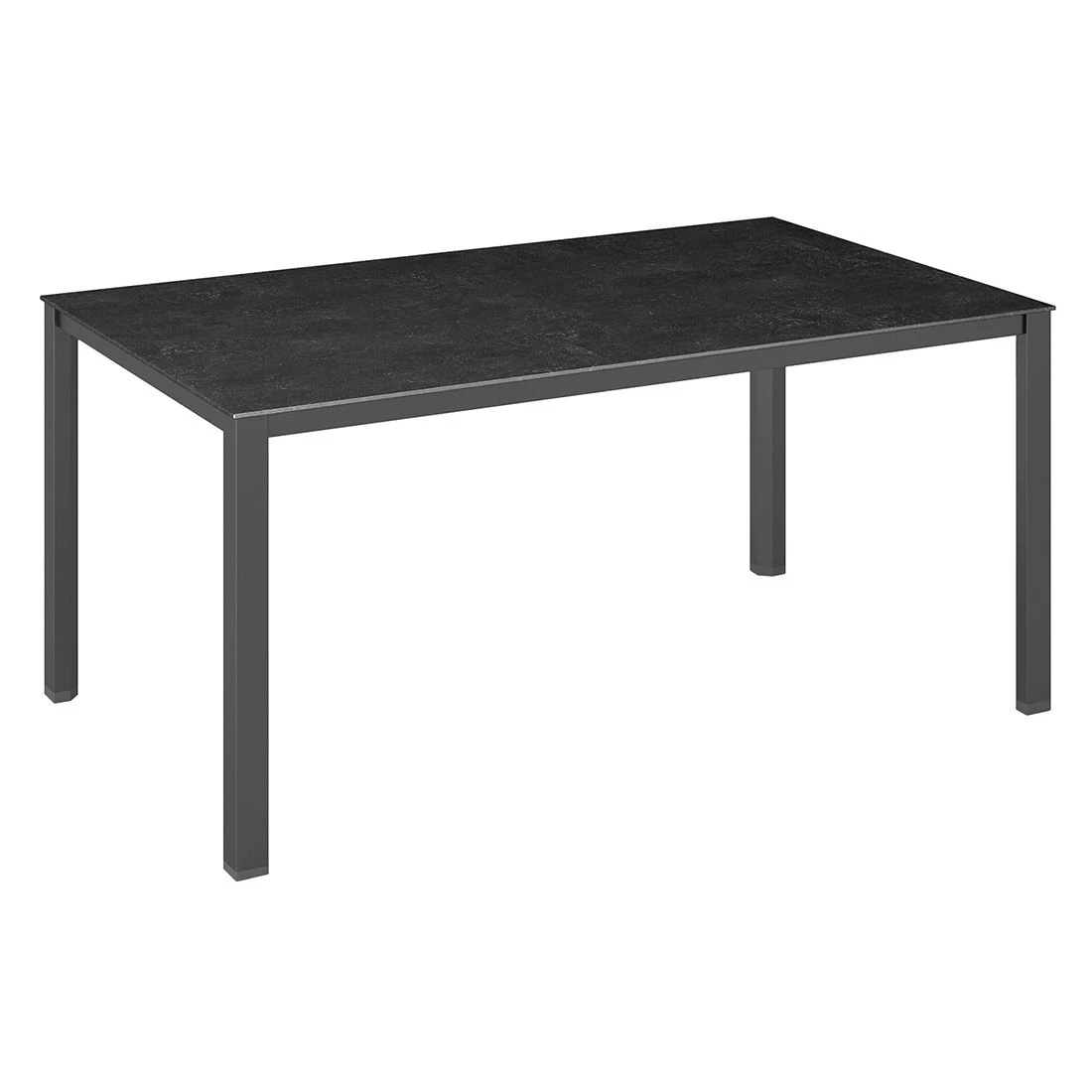 Kettler Cubic Gartentisch 160x95 Cm Aluminium/Keramik-Glas-Quarz Anthrazit/Fossil Natur 1 Kettler Cubic Gartentisch 160x95 Cm Aluminium/Keramik-Glas-Quarz Anthrazit/Fossil Natur