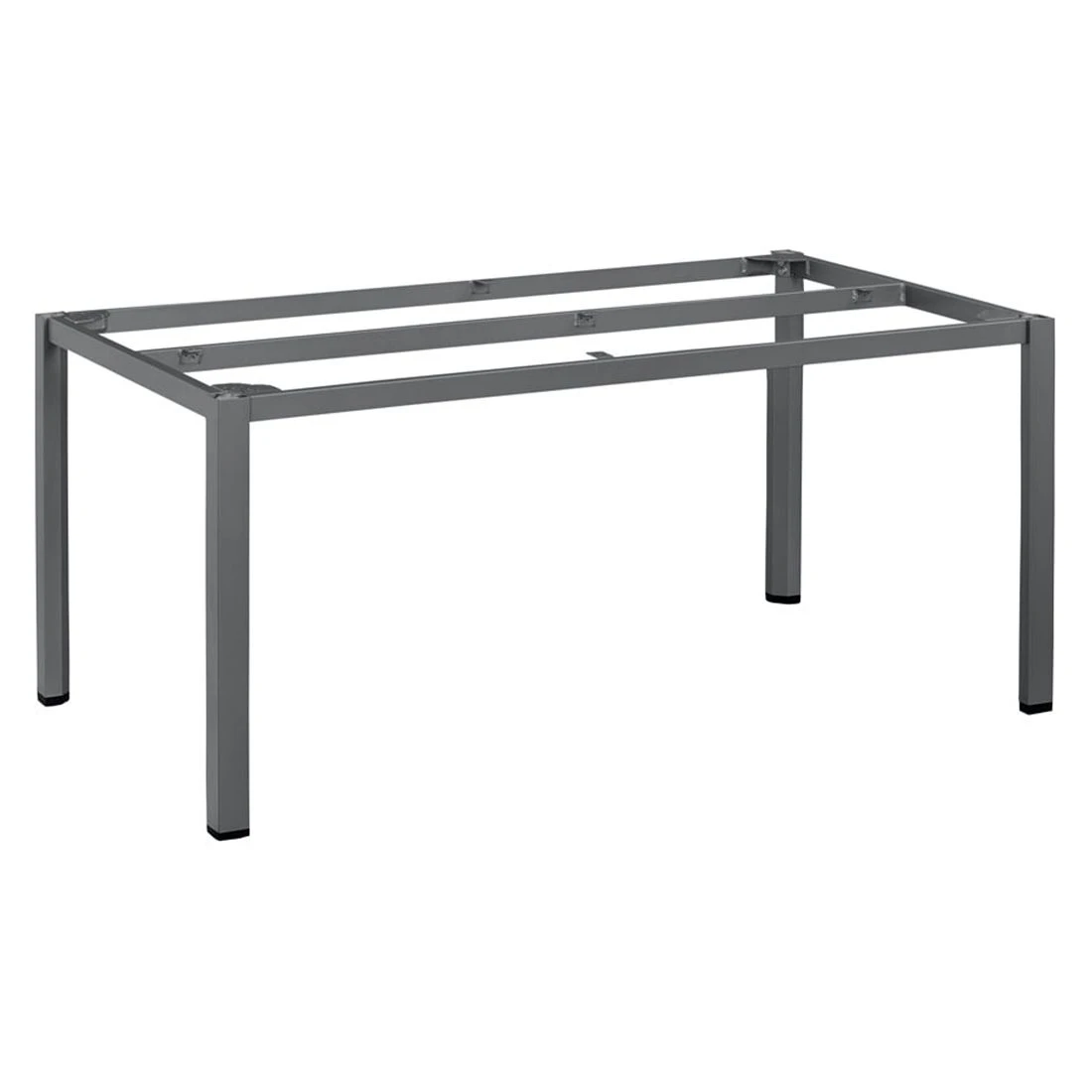Kettler Cubic Gartentisch 180x95cm Aluminium/HPL Anthrazit/Silber-Grau 3 Kettler Cubic Gartentisch 180x95cm Aluminium/HPL Anthrazit/Silber-Grau – Bild 3