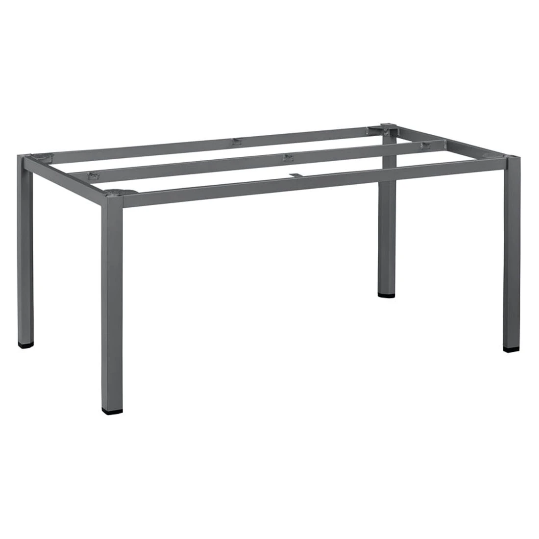 Kettler Cubic Gartentisch 220x95cm Aluminium/HPL Anthrazit/Silber-Grau 3 Kettler Cubic Gartentisch 220x95cm Aluminium/HPL Anthrazit/Silber-Grau – Bild 3