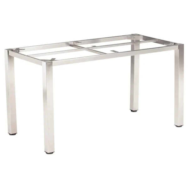Kettler Cubic Gartentisch-Gestell 140x70x72 Cm Edelstahl Silber Matt