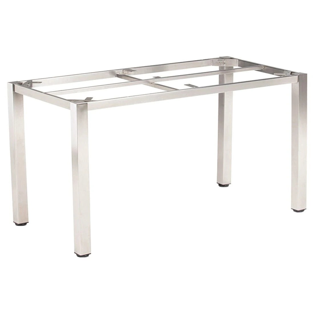 Kettler Cubic Gartentisch-Gestell 140x70x72 Cm Edelstahl Silber Matt 1 Kettler Cubic Gartentisch-Gestell 140x70x72 Cm Edelstahl Silber Matt
