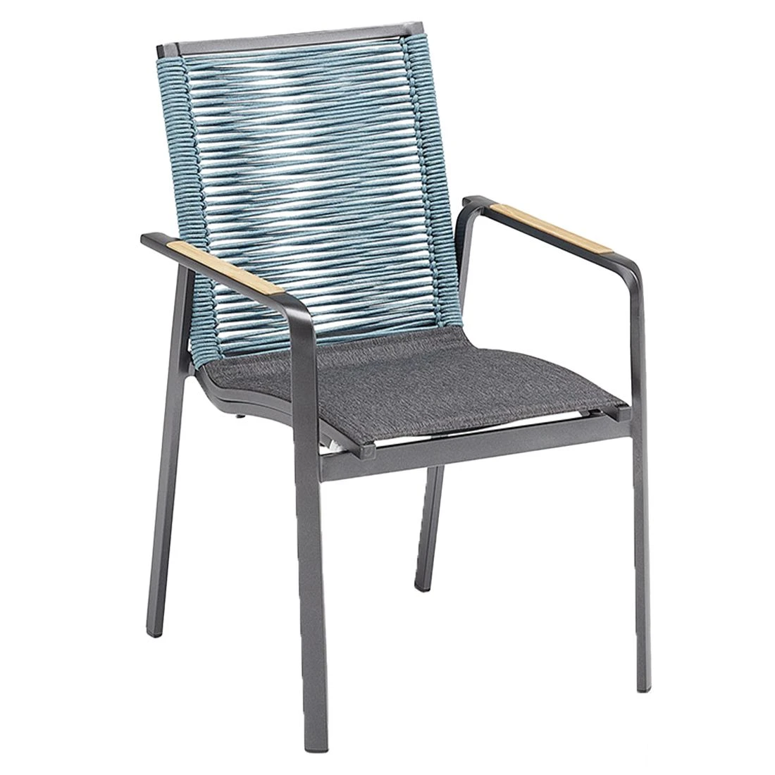 Kettler Diamond Gartenmöbelset 7-tlg. Mit Tisch 220x100 Cm Anthrazit/Charcoal/Petrol 2 Kettler Diamond Gartenmöbelset 7-tlg. Mit Tisch 220x100 Cm Anthrazit/Charcoal/Petrol – Bild 2