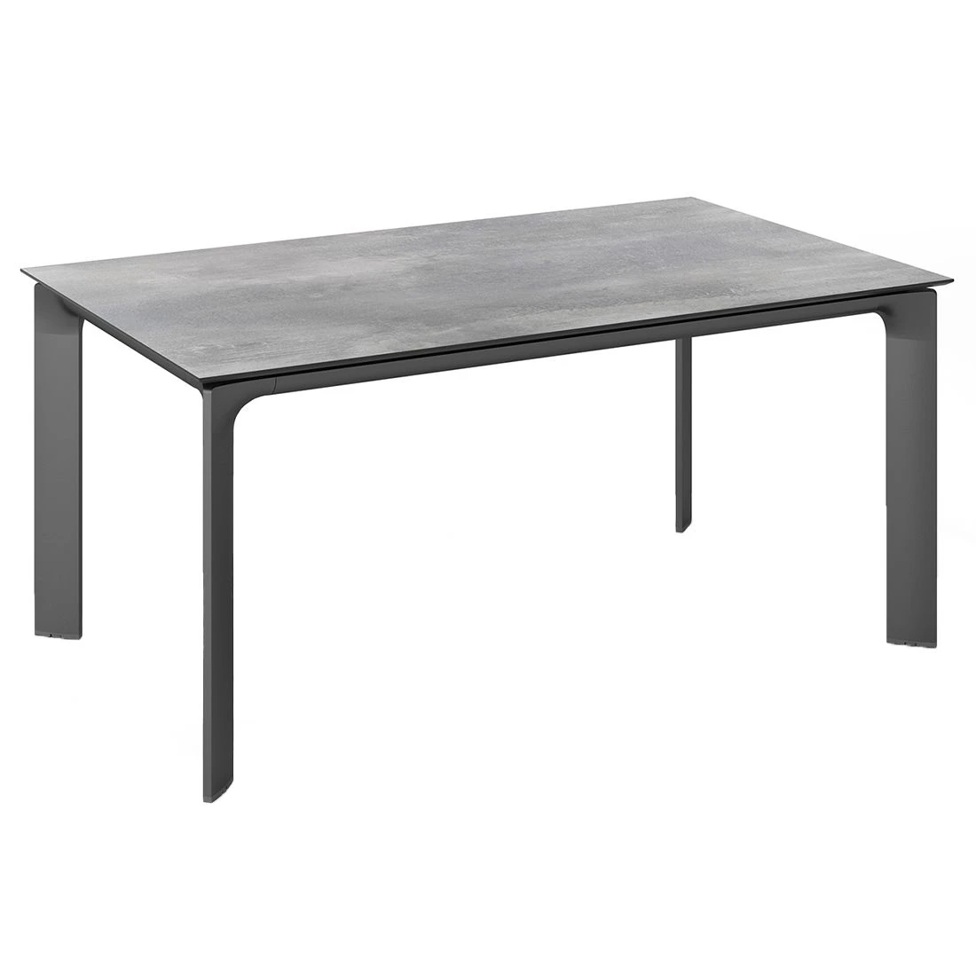 Kettler Diamond Gartentisch 140x70cm Aluminium/HPL Anthrazit/Silbergrau 1 Kettler Diamond Gartentisch 140x70cm Aluminium/HPL Anthrazit/Silbergrau