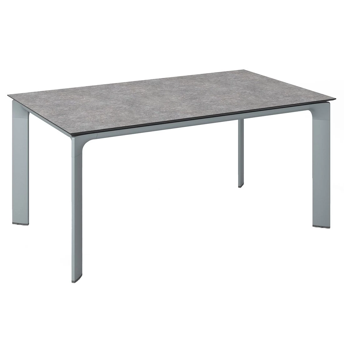 Kettler Diamond Gartentisch 180x95cm Aluminium/HPL Silber/Kalksandstein 1 Kettler Diamond Gartentisch 180x95cm Aluminium/HPL Silber/Kalksandstein
