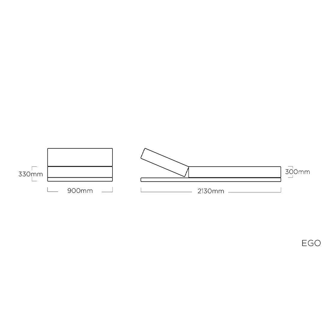 Kettler Ego Gartenliege Aluminium/Sunbrella® Anthrazit/Sooty 8 Kettler Ego Gartenliege Aluminium/Sunbrella® Anthrazit/Sooty – Bild 8