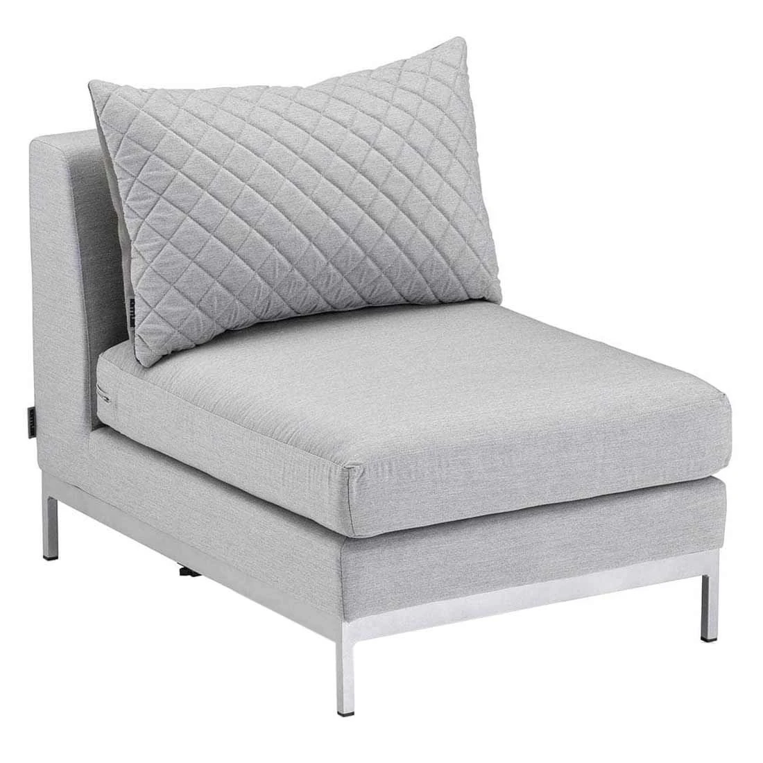 Kettler Ego Modular Ecklounge 7tlg. Sunbrella Silber/Hellgrau Meliert 8 Kettler Ego Modular Ecklounge 7tlg. Sunbrella Silber/Hellgrau Meliert – Bild 8