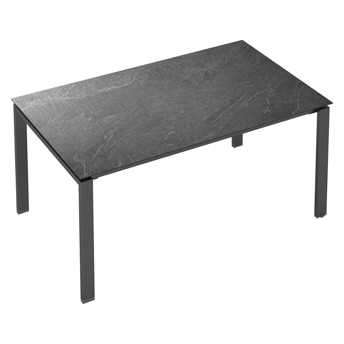 Kettler Float Gartentisch 140x70cm Aluminium/HPL Anthrazit/Jura Anthrazit 2 Kettler Float Gartentisch 140x70cm Aluminium/HPL Anthrazit/Jura Anthrazit – Bild 2