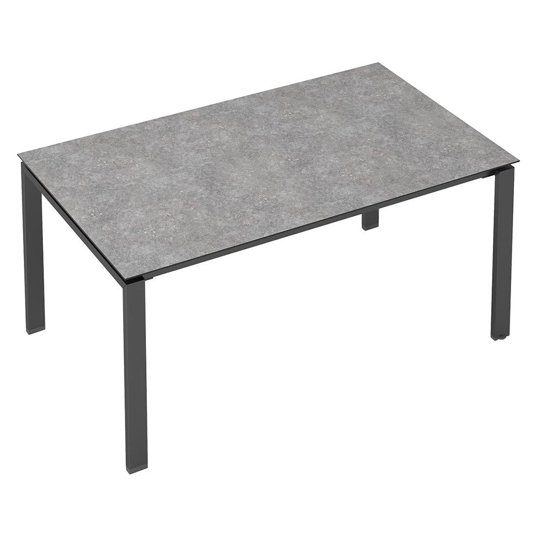 Kettler Float Gartentisch 180x95cm Aluminium/HPL Anthrazit/Kalksandstein 2 Kettler Float Gartentisch 180x95cm Aluminium/HPL Anthrazit/Kalksandstein – Bild 2