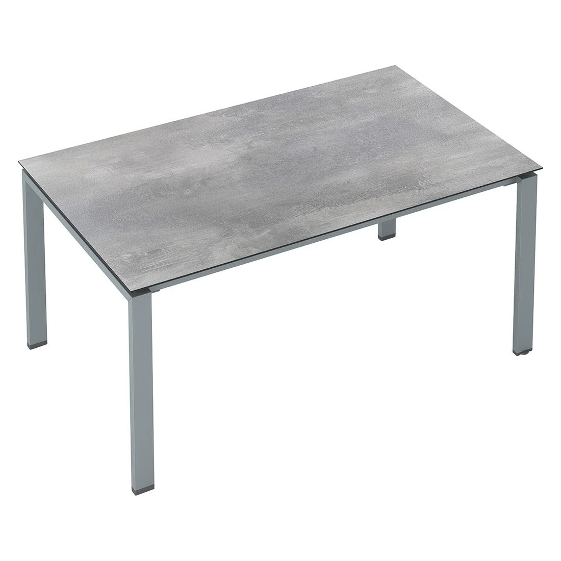 Kettler Float Gartentisch 220x95cm Aluminium/HPL Silber/Silber-Grau 2 Kettler Float Gartentisch 220x95cm Aluminium/HPL Silber/Silber-Grau – Bild 2