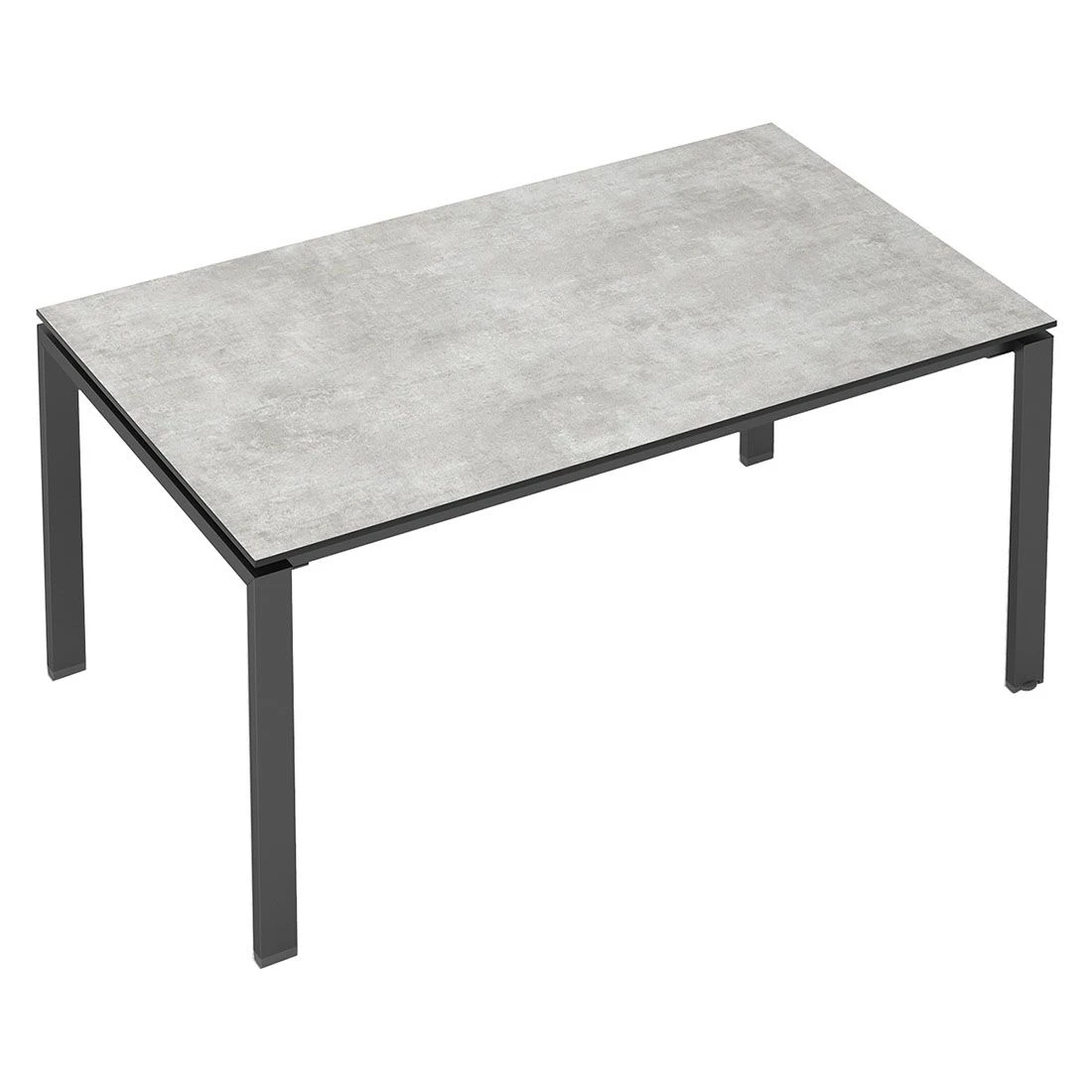 Kettler Float Gartentisch 220x95cm Aluminium/HPL Anthrazit/Hellgrau Meliert 2 Kettler Float Gartentisch 220x95cm Aluminium/HPL Anthrazit/Hellgrau Meliert – Bild 2