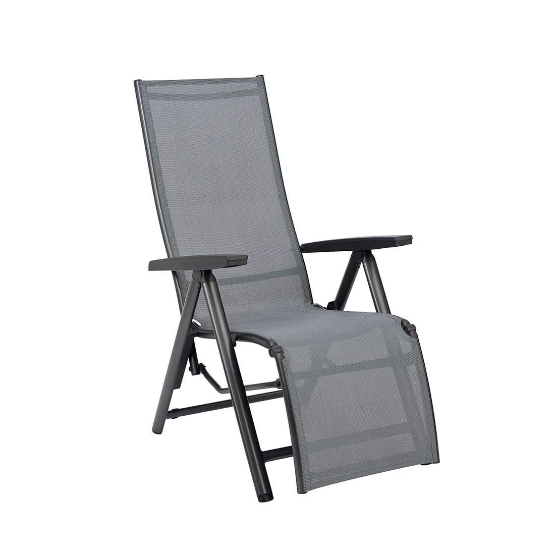 Kettler Cirrus Relaxsessel Aluminium/Textilene Anthrazit/Anthrazit-Grau 3 Kettler Cirrus Relaxsessel Aluminium/Textilene Anthrazit/Anthrazit-Grau – Bild 3