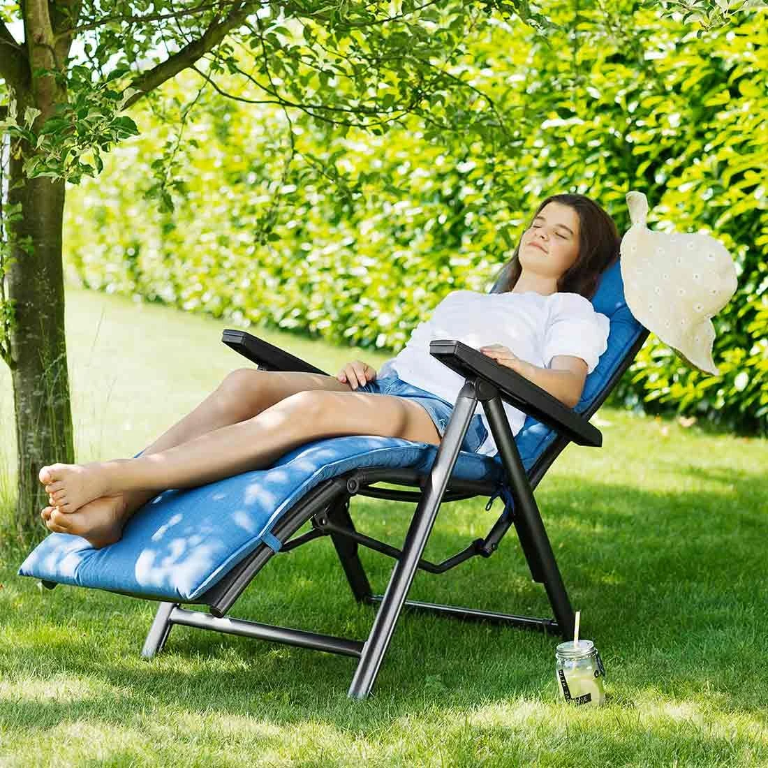 Kettler Cirrus Relaxsessel Aluminium/Textilene Anthrazit/Anthrazit-Grau 4 Kettler Cirrus Relaxsessel Aluminium/Textilene Anthrazit/Anthrazit-Grau – Bild 4