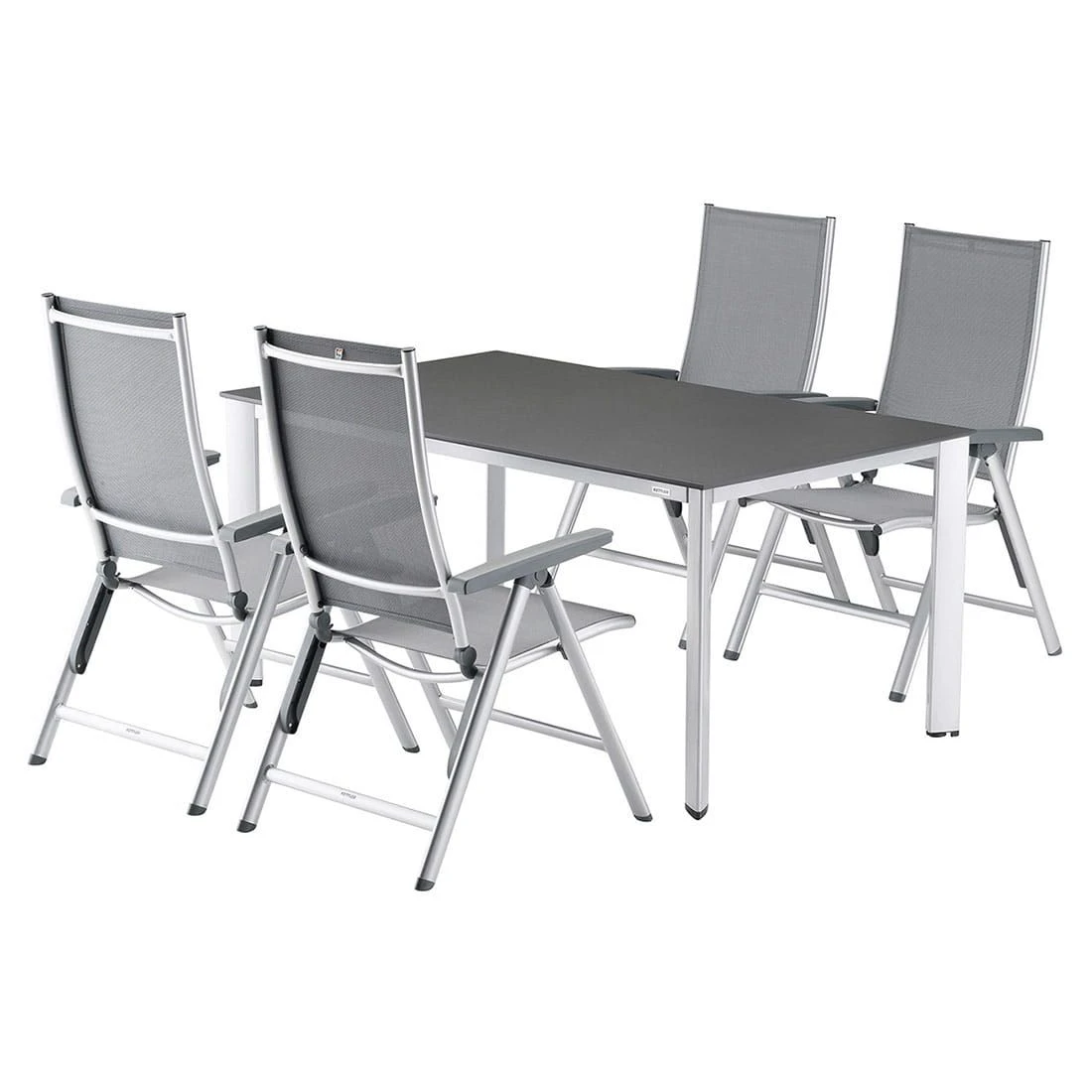 Kettler Edge Gartentisch-Gestell 160x95 Cm Aluminium Silber 3 Kettler Edge Gartentisch-Gestell 160x95 Cm Aluminium Silber – Bild 3