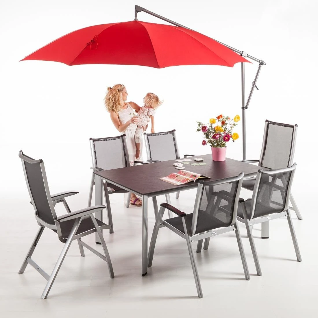 Kettler Edge Gartentisch-Gestell 160x95 Cm Aluminium Silber 4 Kettler Edge Gartentisch-Gestell 160x95 Cm Aluminium Silber – Bild 4