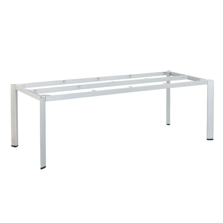 Kettler Edge Gartentisch-Gestell 220x95 Cm Aluminium Silber 2 Kettler Edge Gartentisch-Gestell 220x95 Cm Aluminium Silber – Bild 2