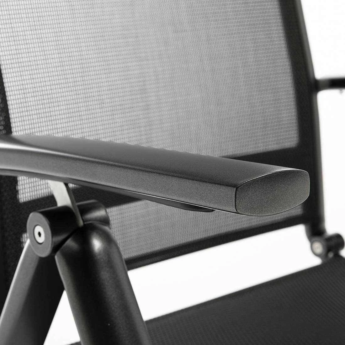 Kettler Legato Gartenmöbelset 5-tlg. Mit Tisch 160x90cm Anthrazit 7 Kettler Legato Gartenmöbelset 5-tlg. Mit Tisch 160x90cm Anthrazit – Bild 7