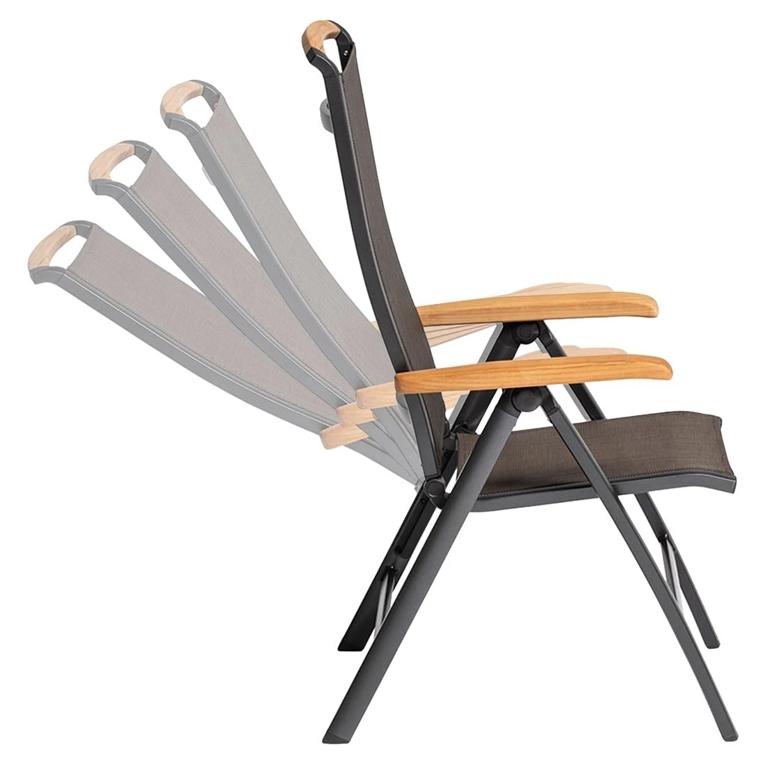 Kettler Memphis Gartenmöbel-Set 5-tlg. Tisch 160x90cm Anthrazit/Bronze 5 Kettler Memphis Gartenmöbel-Set 5-tlg. Tisch 160x90cm Anthrazit/Bronze – Bild 5