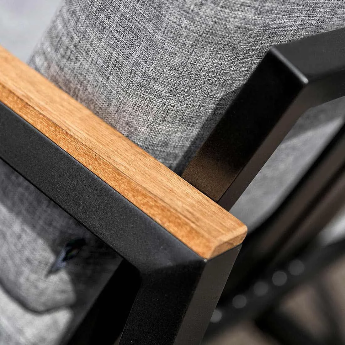 Kettler Ocean Skid City Line Eck-/Endmodul Aluminium/Olefin Anthrazit/Hellgrau Meliert 4 Kettler Ocean Skid City Line Eck-/Endmodul Aluminium/Olefin Anthrazit/Hellgrau Meliert – Bild 4