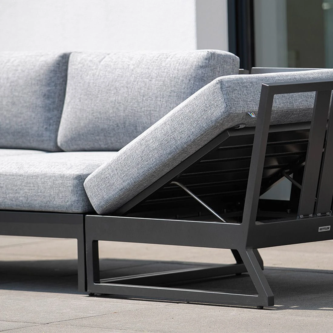 Kettler Ocean Skid Platform Ecklounge 9-tlg. Aluminium/Olefin Anthrazit 12 Kettler Ocean Skid Platform Ecklounge 9-tlg. Aluminium/Olefin Anthrazit – Bild 12