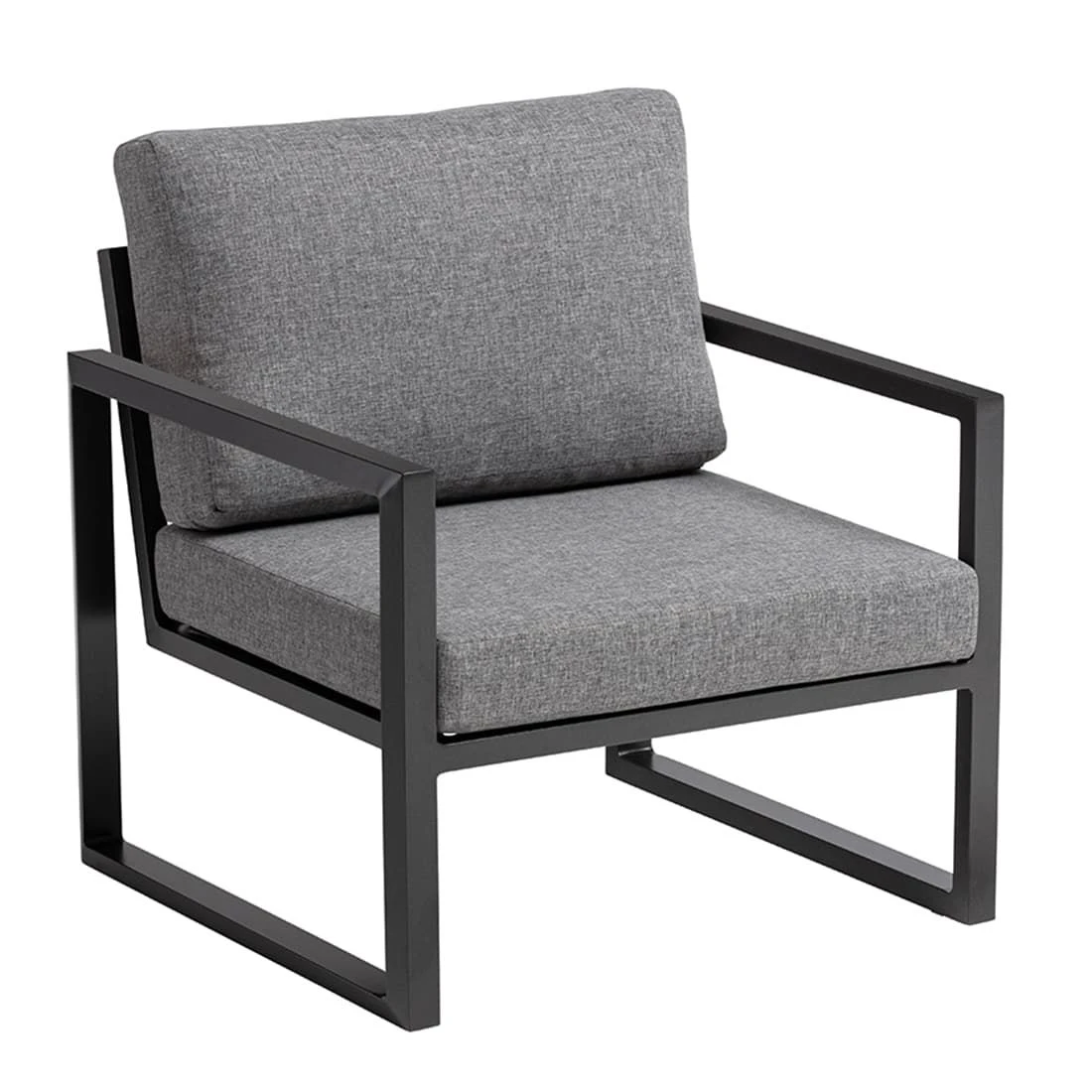 Kettler Ocean Skid Modular Loungesessel Alu/Olefin Anthrazit/Hellgrau Meliert 3 Kettler Ocean Skid Modular Loungesessel Alu/Olefin Anthrazit/Hellgrau Meliert – Bild 3