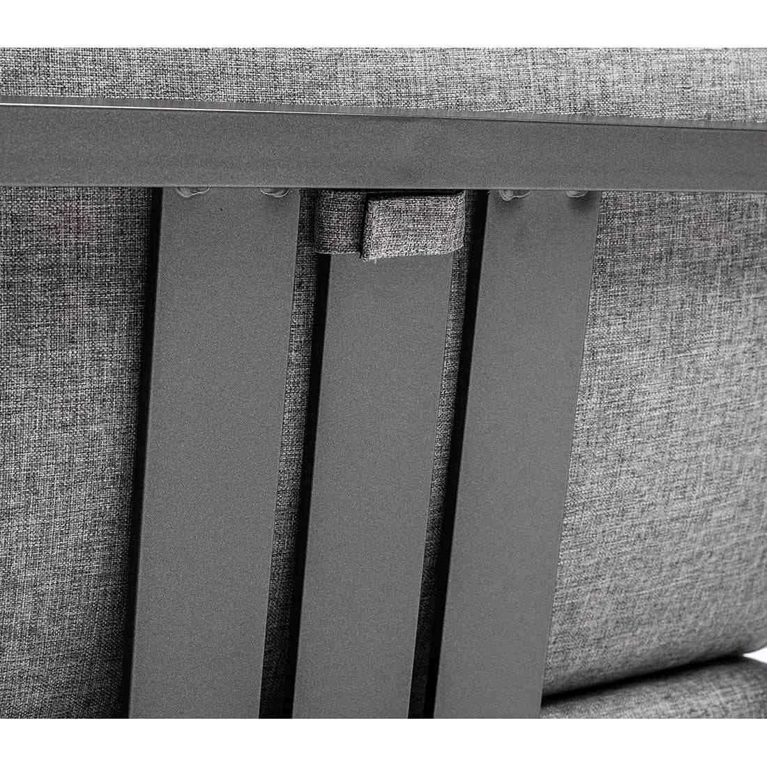 Kettler Ocean Skid Modular Loungesessel Alu/Olefin Anthrazit/Hellgrau Meliert 4 Kettler Ocean Skid Modular Loungesessel Alu/Olefin Anthrazit/Hellgrau Meliert – Bild 4