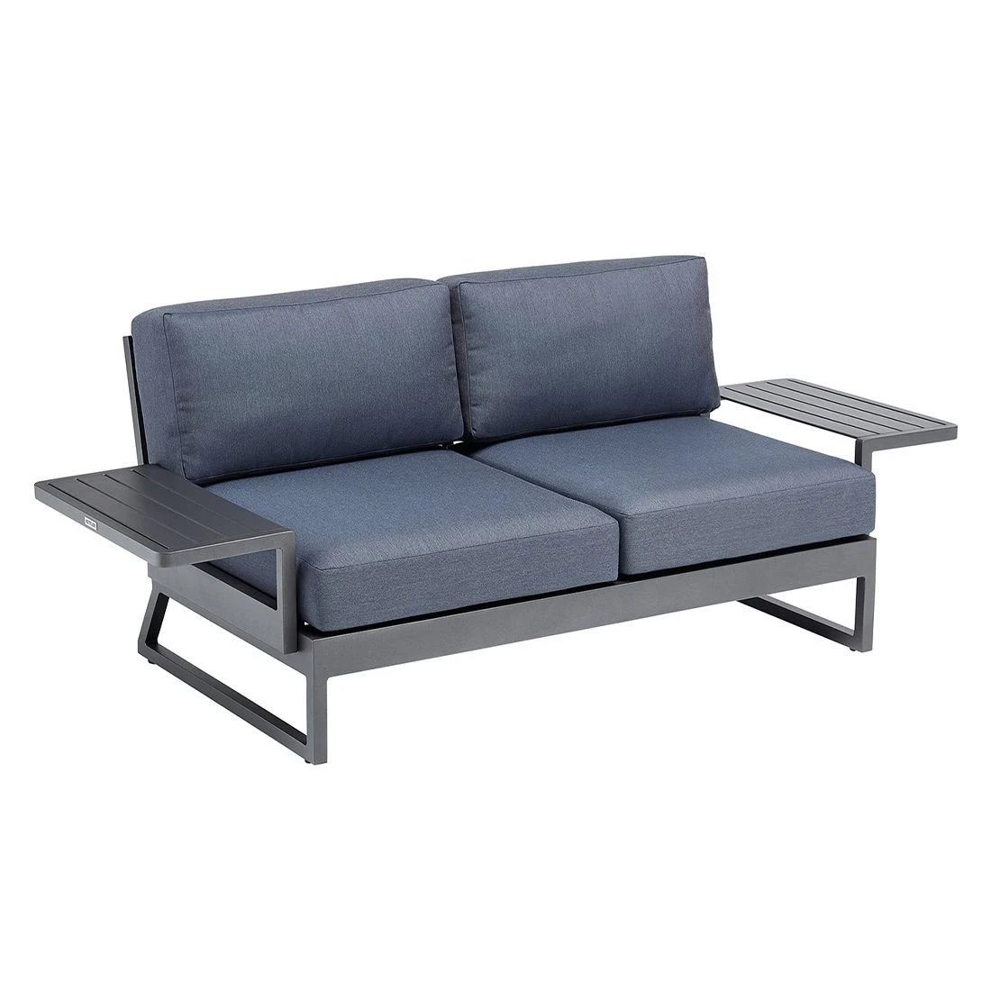 Kettler Ocean Skid Platform 2-Sitzersofa Aluminium/Agora Anthrazit Matt/Brisa 10 Kettler Ocean Skid Platform 2-Sitzersofa Aluminium/Agora Anthrazit Matt/Brisa – Bild 10