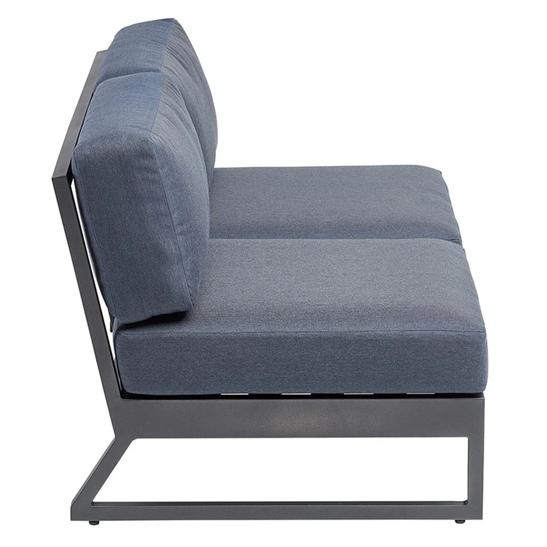 Kettler Ocean Skid Platform 2-Sitzersofa Aluminium/Agora Anthrazit Matt/Brisa 5 Kettler Ocean Skid Platform 2-Sitzersofa Aluminium/Agora Anthrazit Matt/Brisa – Bild 5