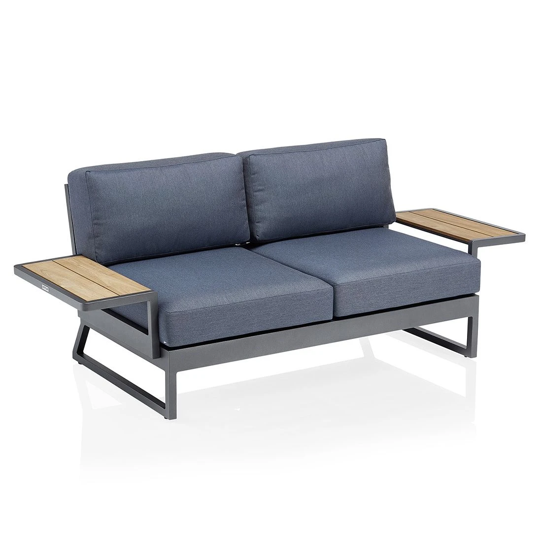 Kettler Ocean Skid Platform Ablagetisch Aluminium/Teak Anthrazit Matt/Teak 4 Kettler Ocean Skid Platform Ablagetisch Aluminium/Teak Anthrazit Matt/Teak – Bild 4