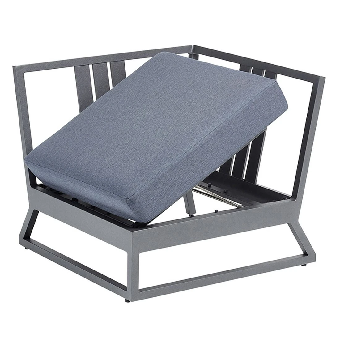 Kettler Ocean Skid Platform Eck-/Endmodul Aluminium/Agora Anthrazit Matt/Brisa 9 Kettler Ocean Skid Platform Eck-/Endmodul Aluminium/Agora Anthrazit Matt/Brisa – Bild 9