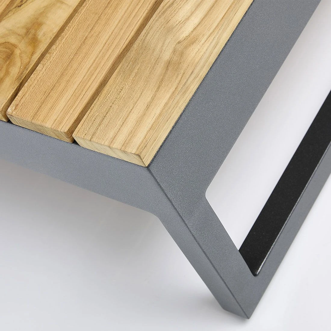 Kettler Ocean Skid Platform Loungeset Aluminium/Agora Anthrazit Matt/Brisa 7 Kettler Ocean Skid Platform Loungeset Aluminium/Agora Anthrazit Matt/Brisa – Bild 7